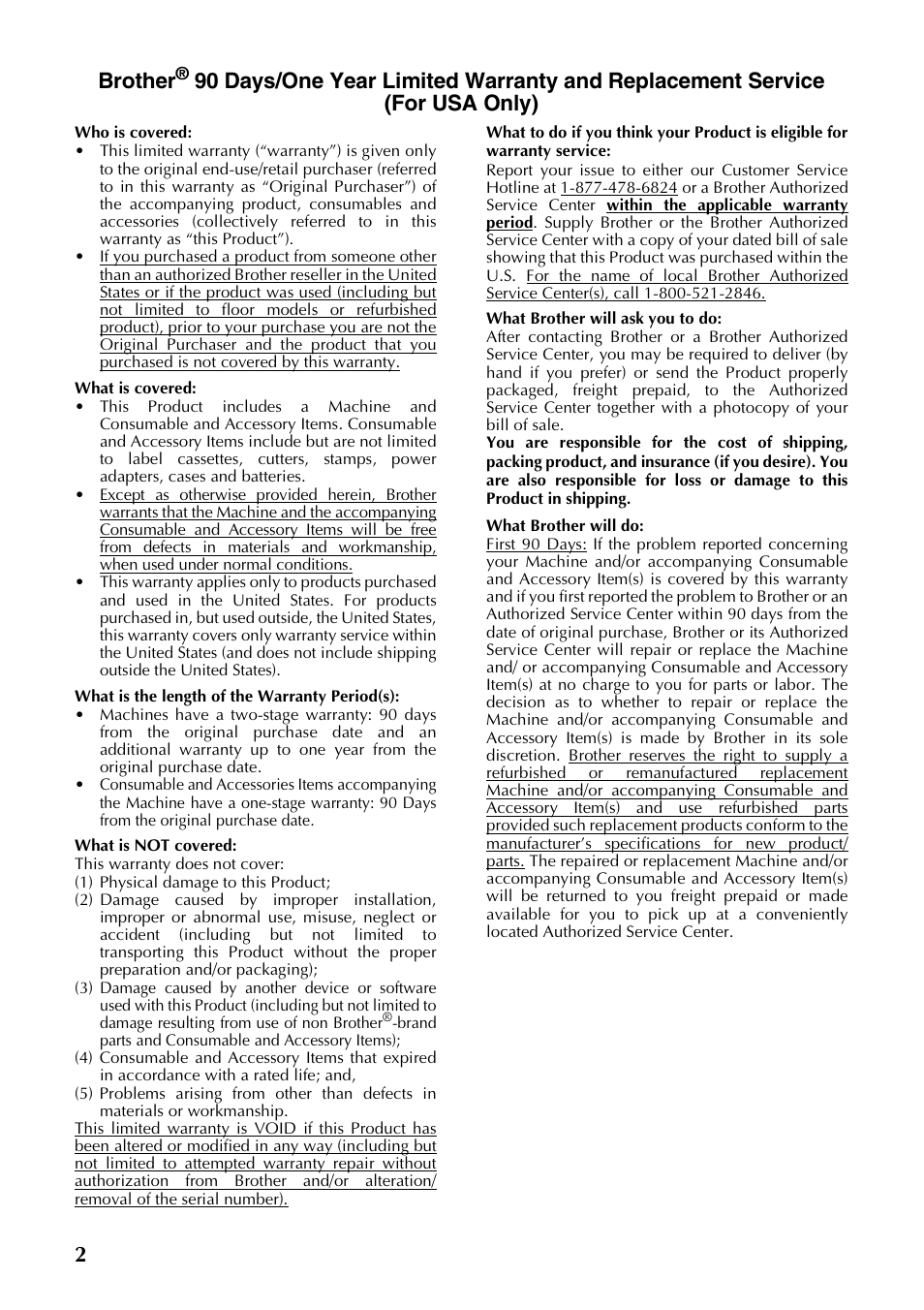 2brother | Brother PT-9500PC User Manual | Page 3 / 62