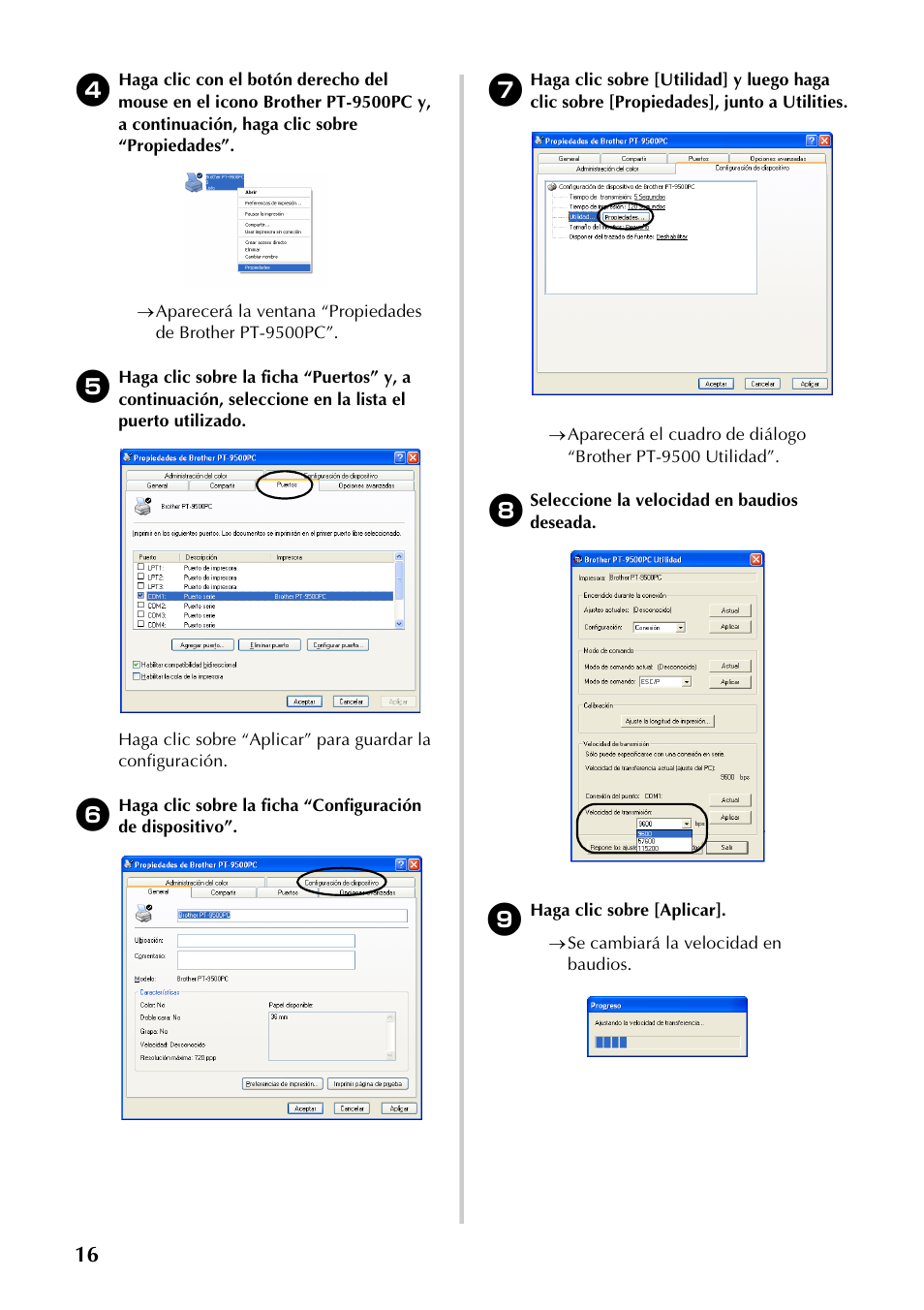 Brother PT-9500PC User Manual | Page 47 / 62