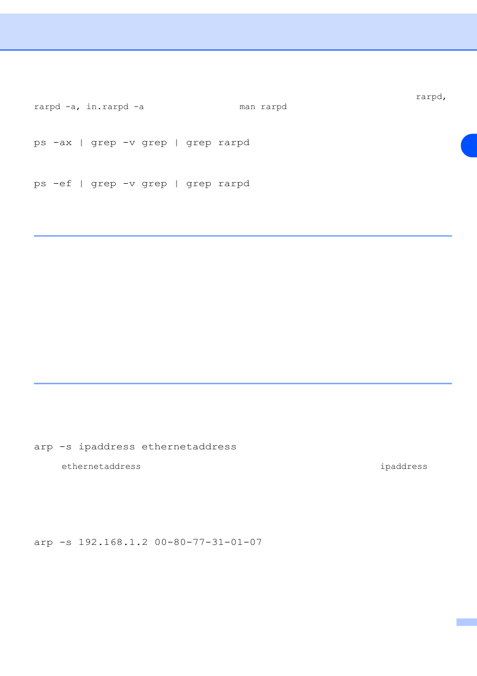 Using apipa to configure the ip address, Using arp to configure the ip address, Windows® systems | Windows | Brother MFC-9420CN User Manual | Page 86 / 94