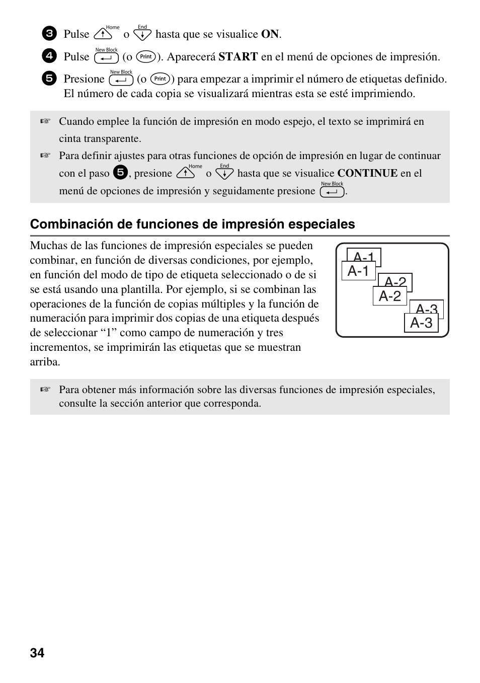 Combinación de funciones de impresión especiales | Brother PT-1600 User Manual | Page 96 / 116