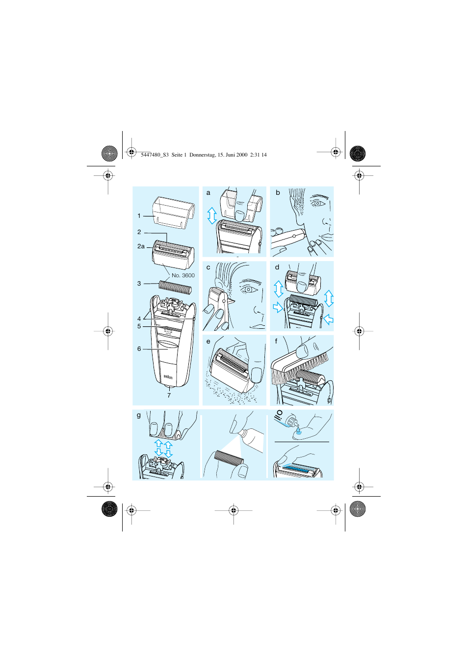 Braun 3105-5447 InterFace User Manual | Page 3 / 42