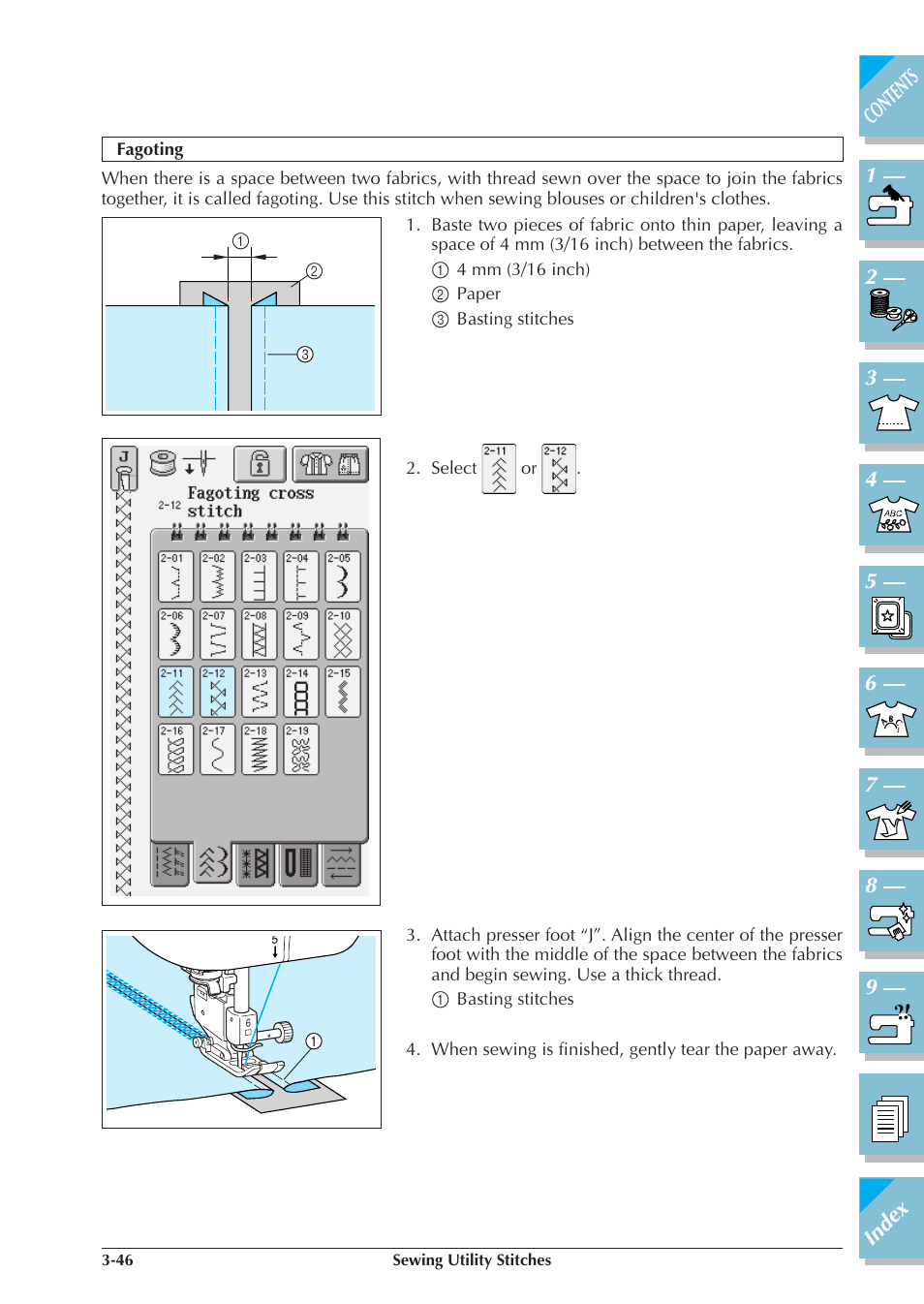 Fagoting -46 | Brother ULT2001 2001N 2001C 2002D 2003D User Manual | Page 119 / 321