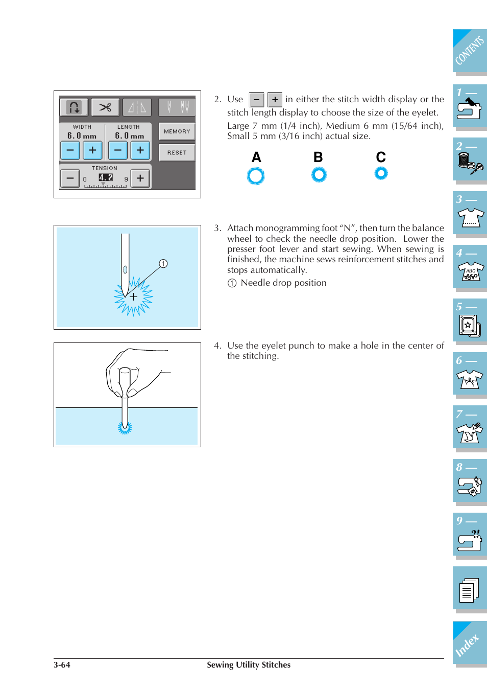 Ab c | Brother ULT2001 2001N 2001C 2002D 2003D User Manual | Page 137 / 321