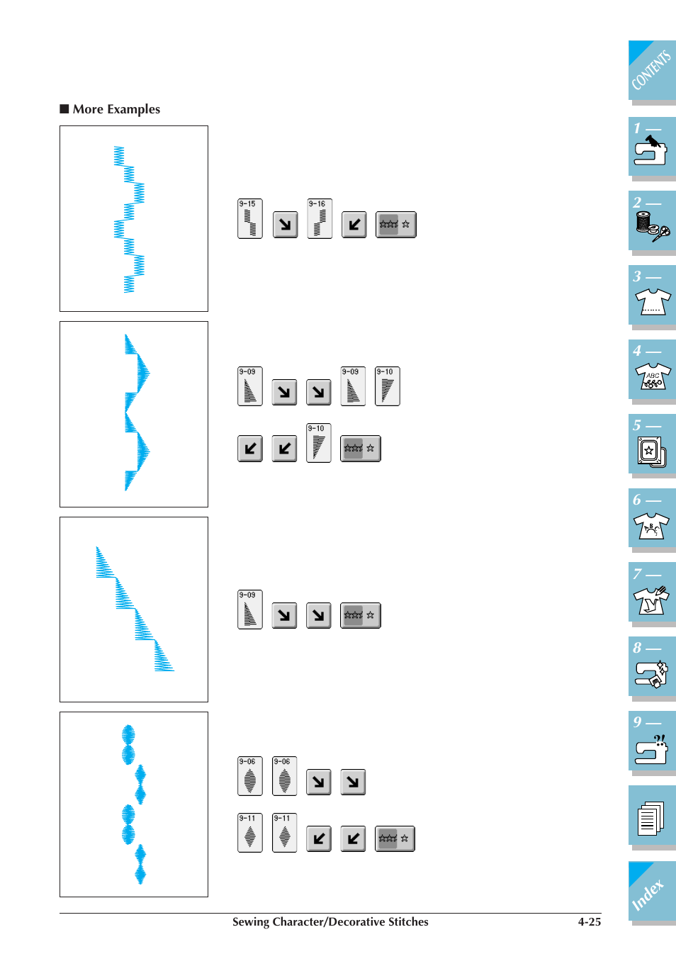 More examples -25 | Brother ULT2001 2001N 2001C 2002D 2003D User Manual | Page 168 / 321