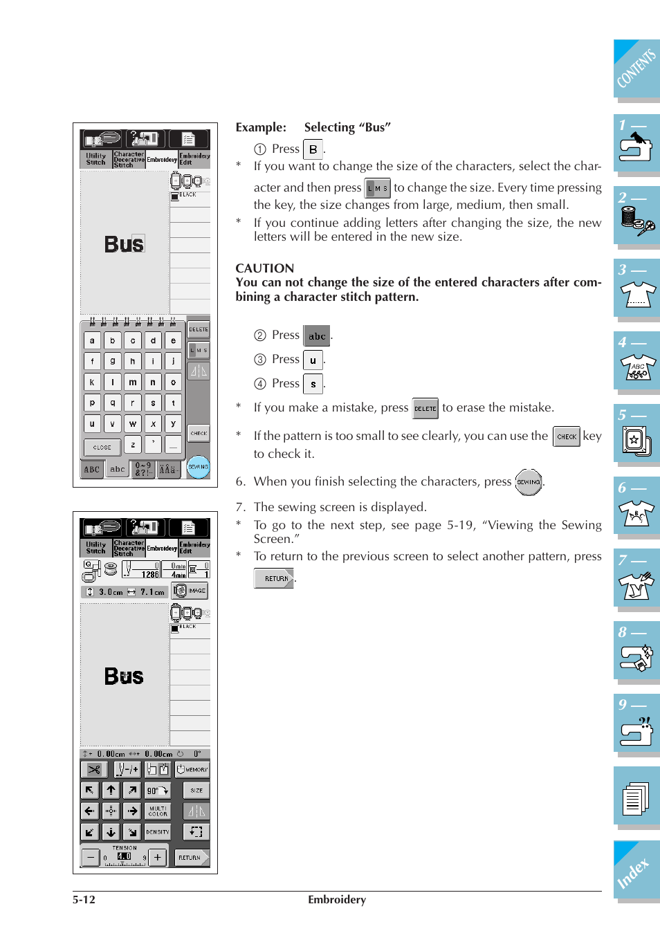 Brother ULT2001 2001N 2001C 2002D 2003D User Manual | Page 187 / 321