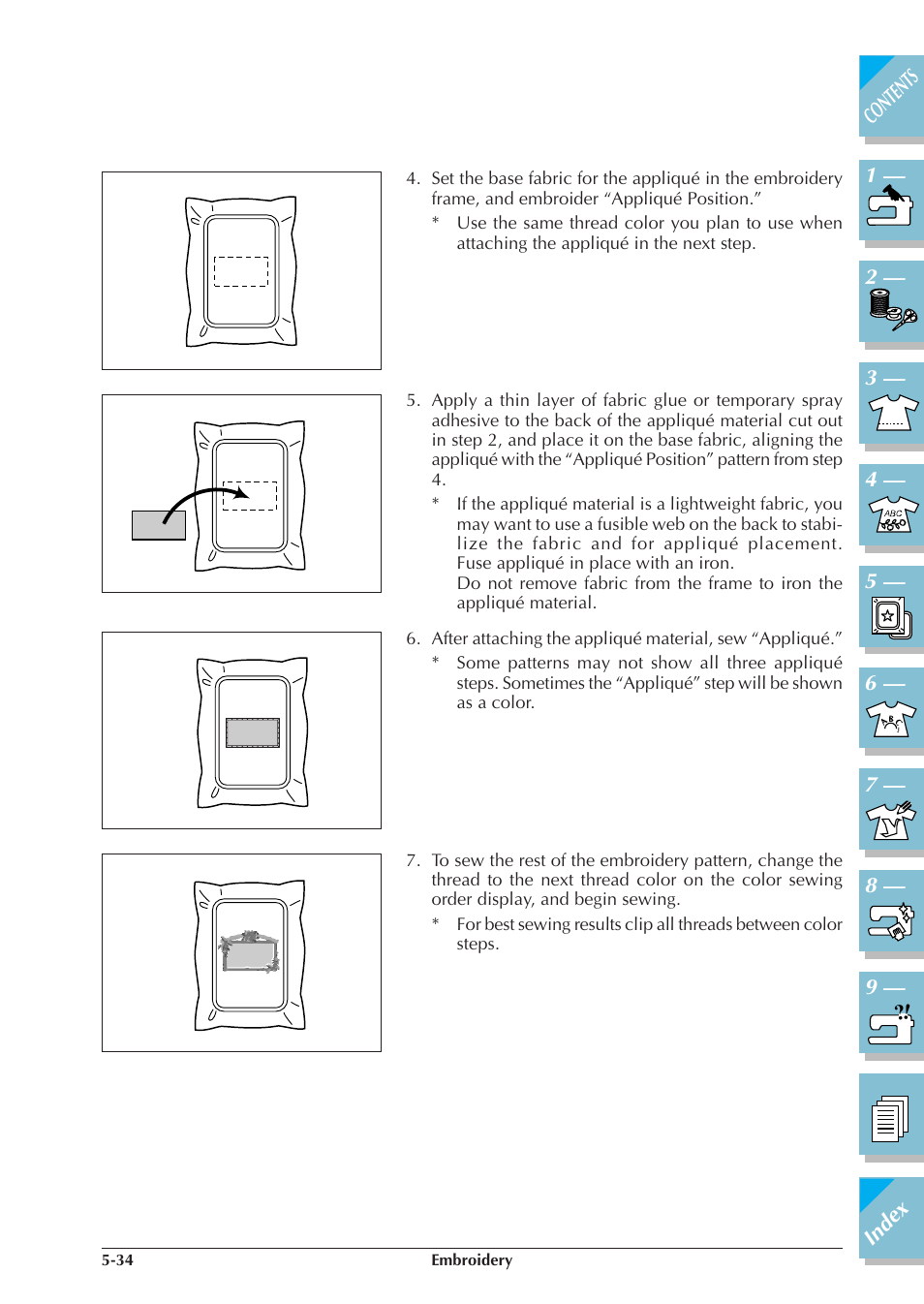 Brother ULT2001 2001N 2001C 2002D 2003D User Manual | Page 209 / 321
