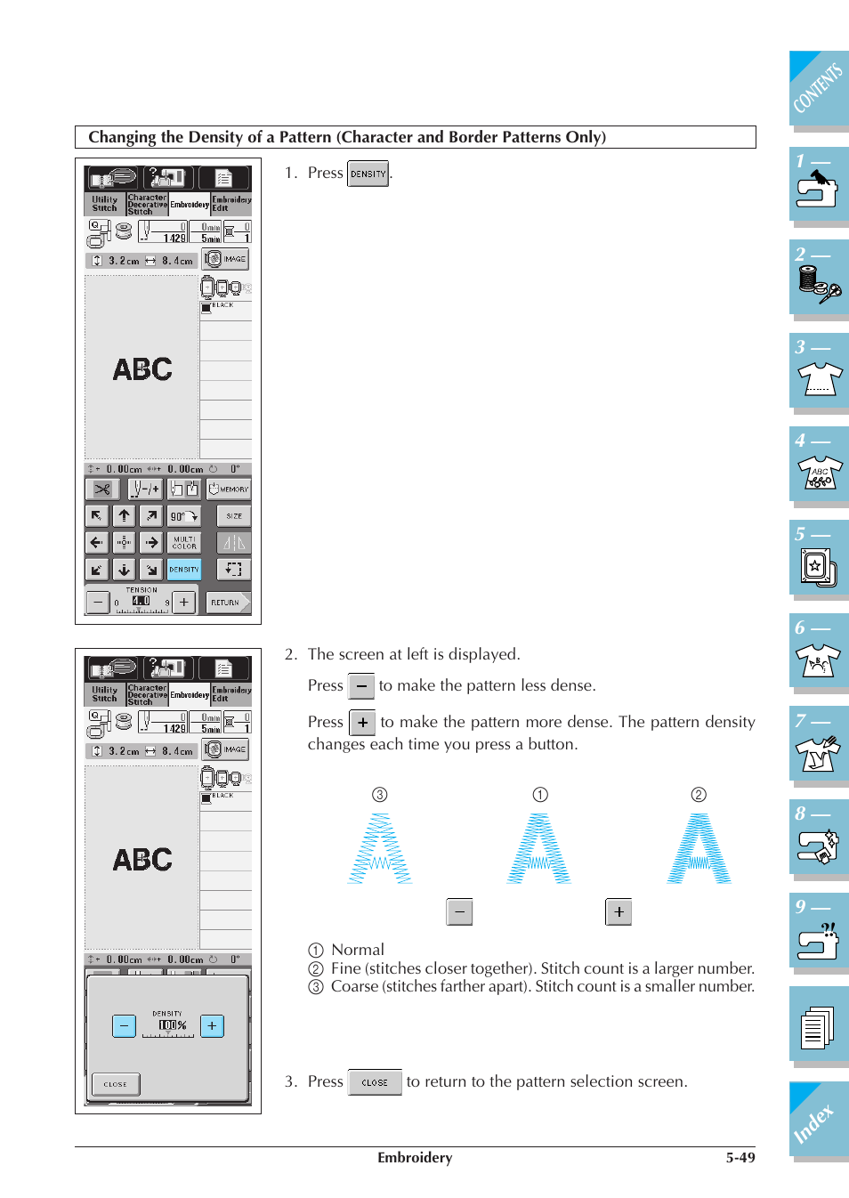Brother ULT2001 2001N 2001C 2002D 2003D User Manual | Page 224 / 321