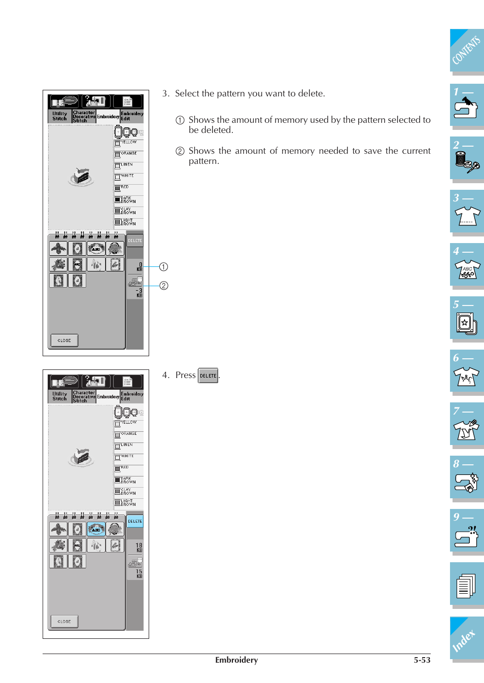 Brother ULT2001 2001N 2001C 2002D 2003D User Manual | Page 228 / 321