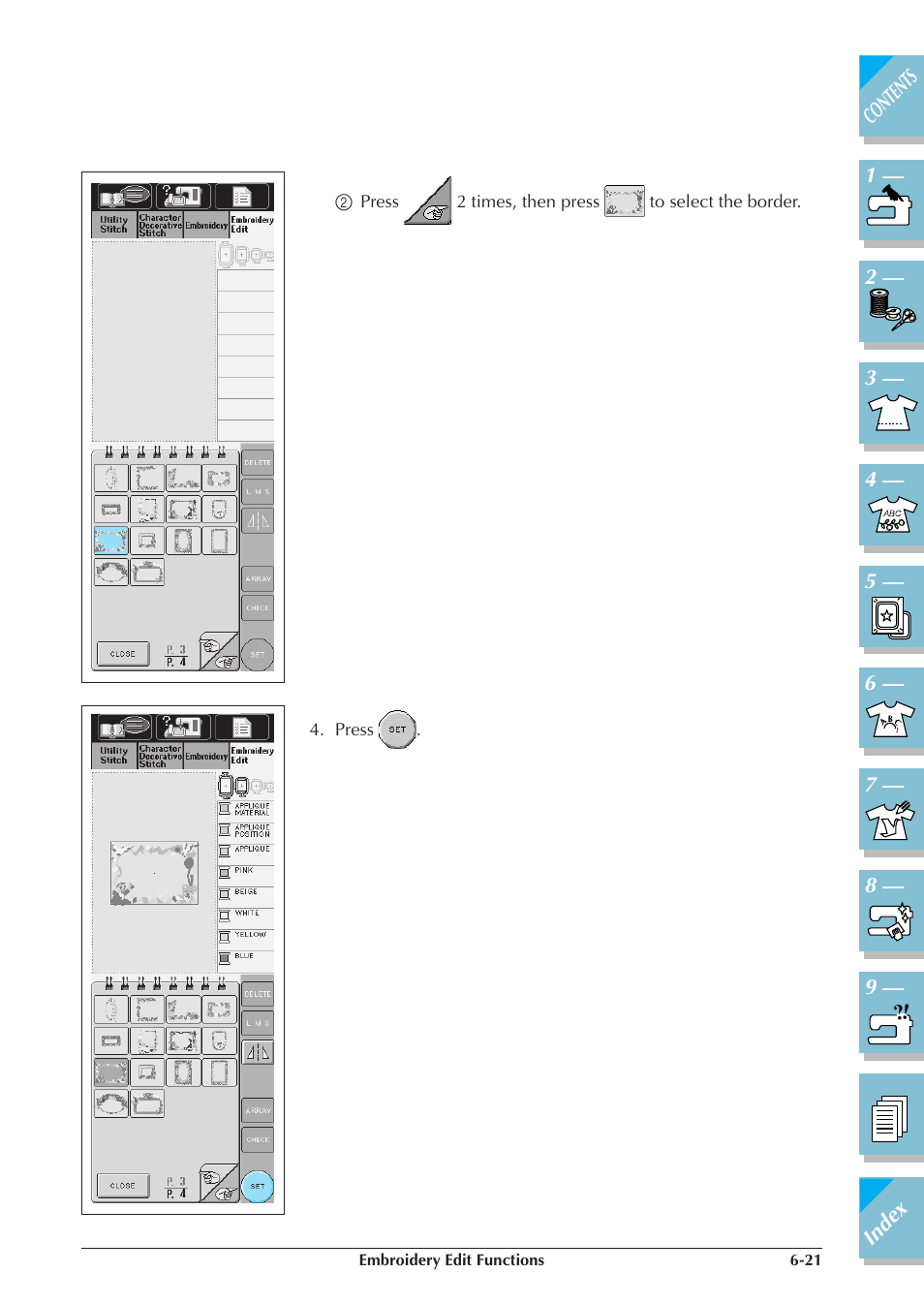 Brother ULT2001 2001N 2001C 2002D 2003D User Manual | Page 260 / 321