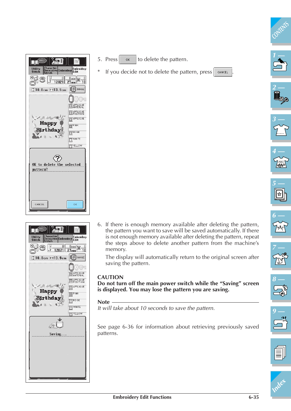 Brother ULT2001 2001N 2001C 2002D 2003D User Manual | Page 274 / 321