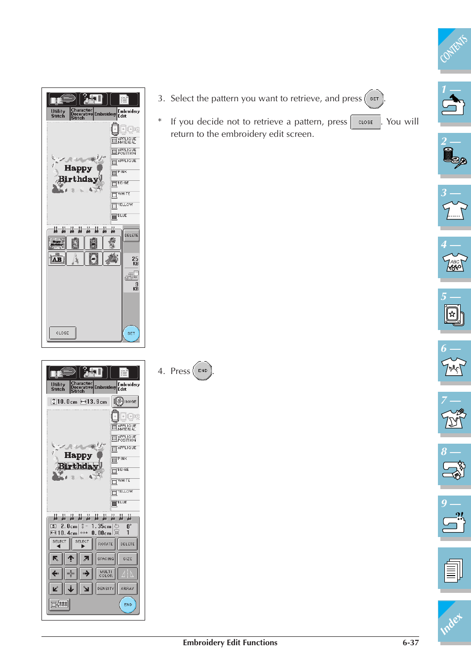Brother ULT2001 2001N 2001C 2002D 2003D User Manual | Page 276 / 321