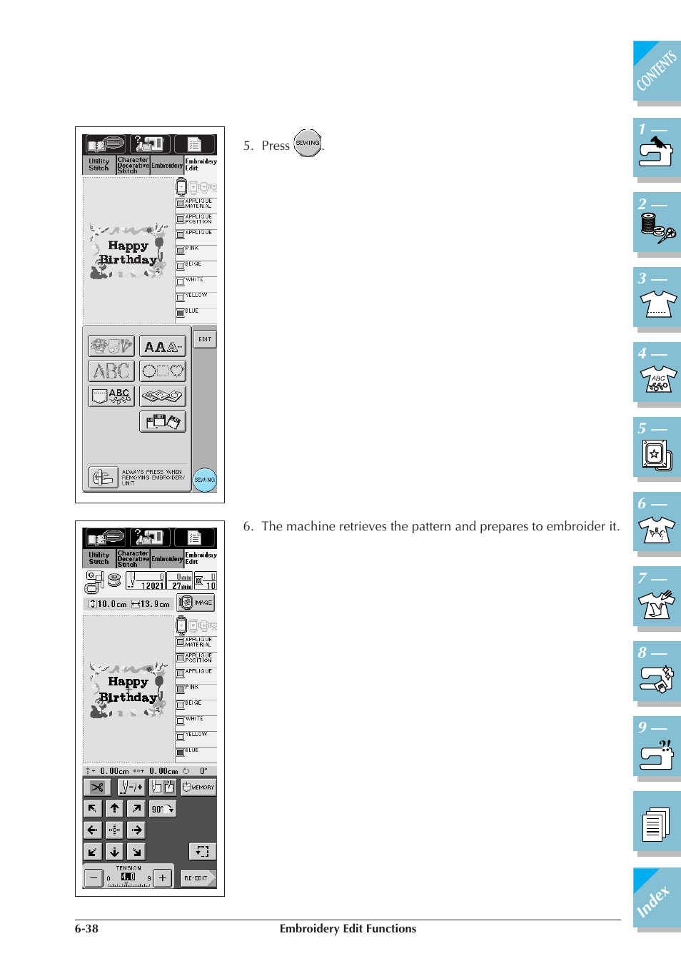 Brother ULT2001 2001N 2001C 2002D 2003D User Manual | Page 277 / 321