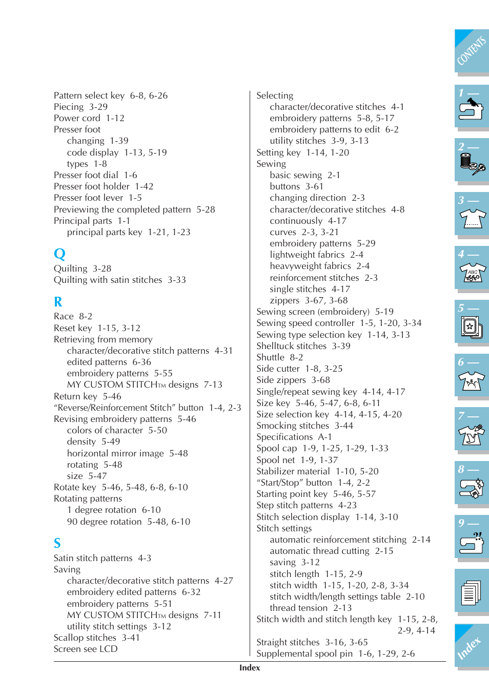 Brother ULT2001 2001N 2001C 2002D 2003D User Manual | Page 319 / 321