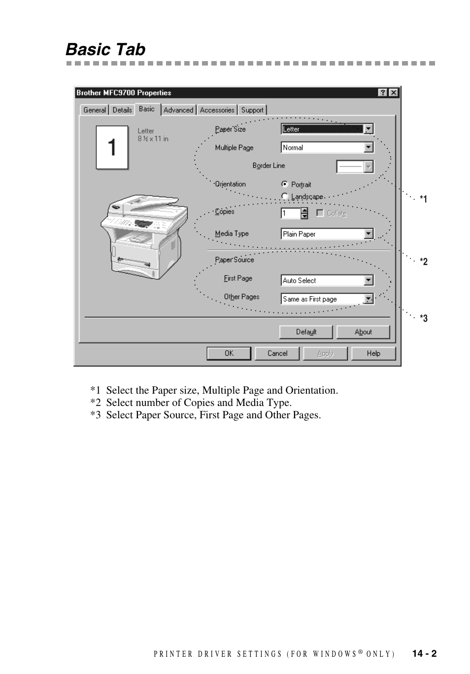 Basic tab, Basic tab -2 | Brother MFC-9700 User Manual | Page 111 / 228