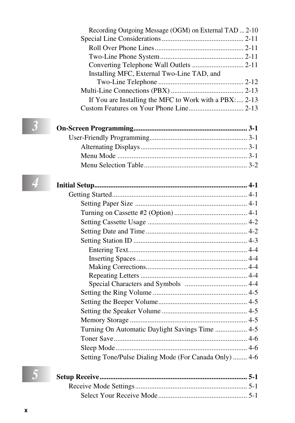 Brother MFC-9700 User Manual | Page 12 / 228