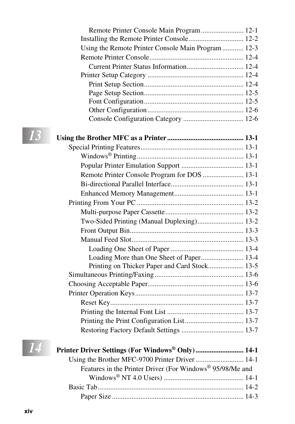 Brother MFC-9700 User Manual | Page 16 / 228