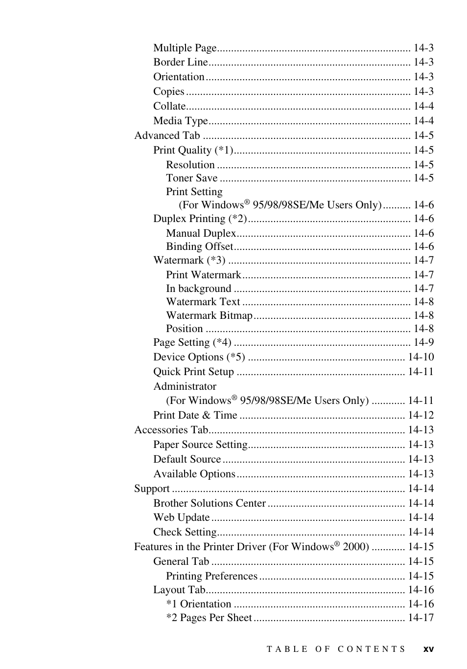 Brother MFC-9700 User Manual | Page 17 / 228