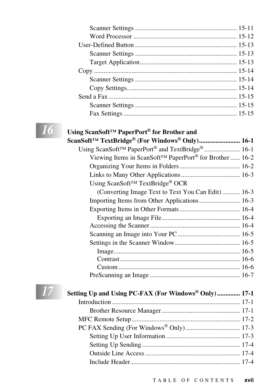 Brother MFC-9700 User Manual | Page 19 / 228