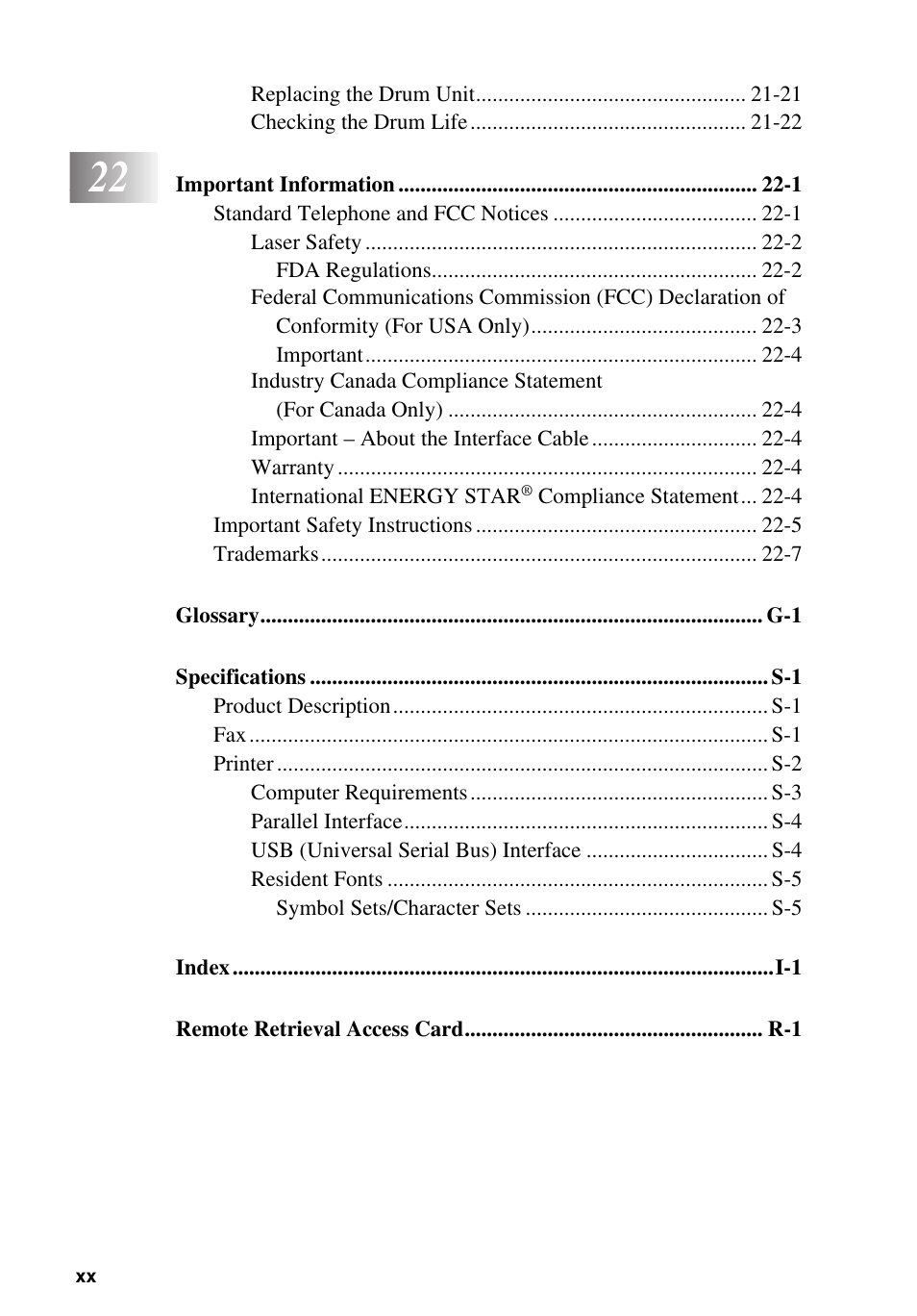 Brother MFC-9700 User Manual | Page 22 / 228