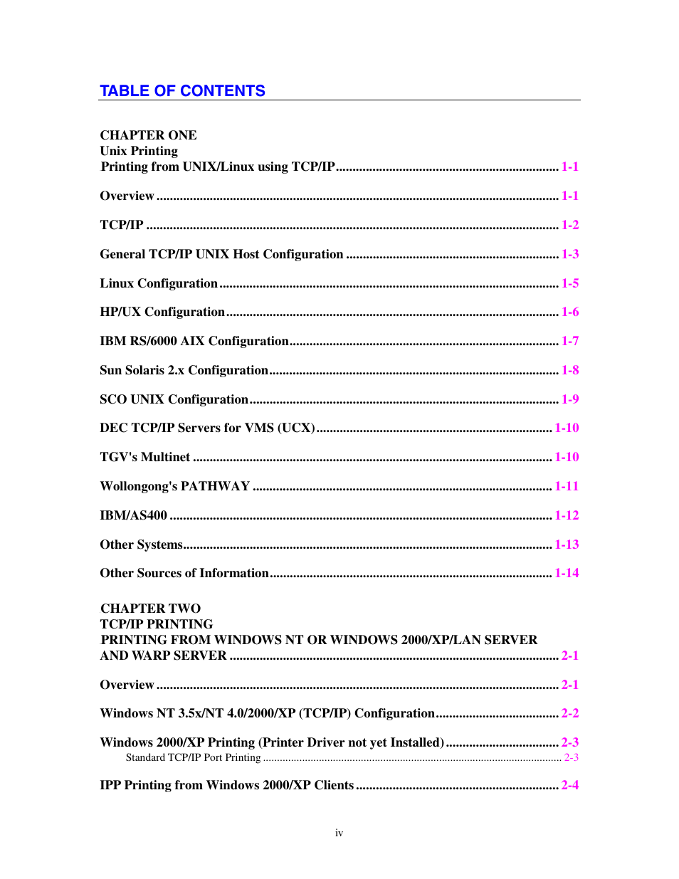 Brother HL-4000CN User Manual | Page 4 / 78