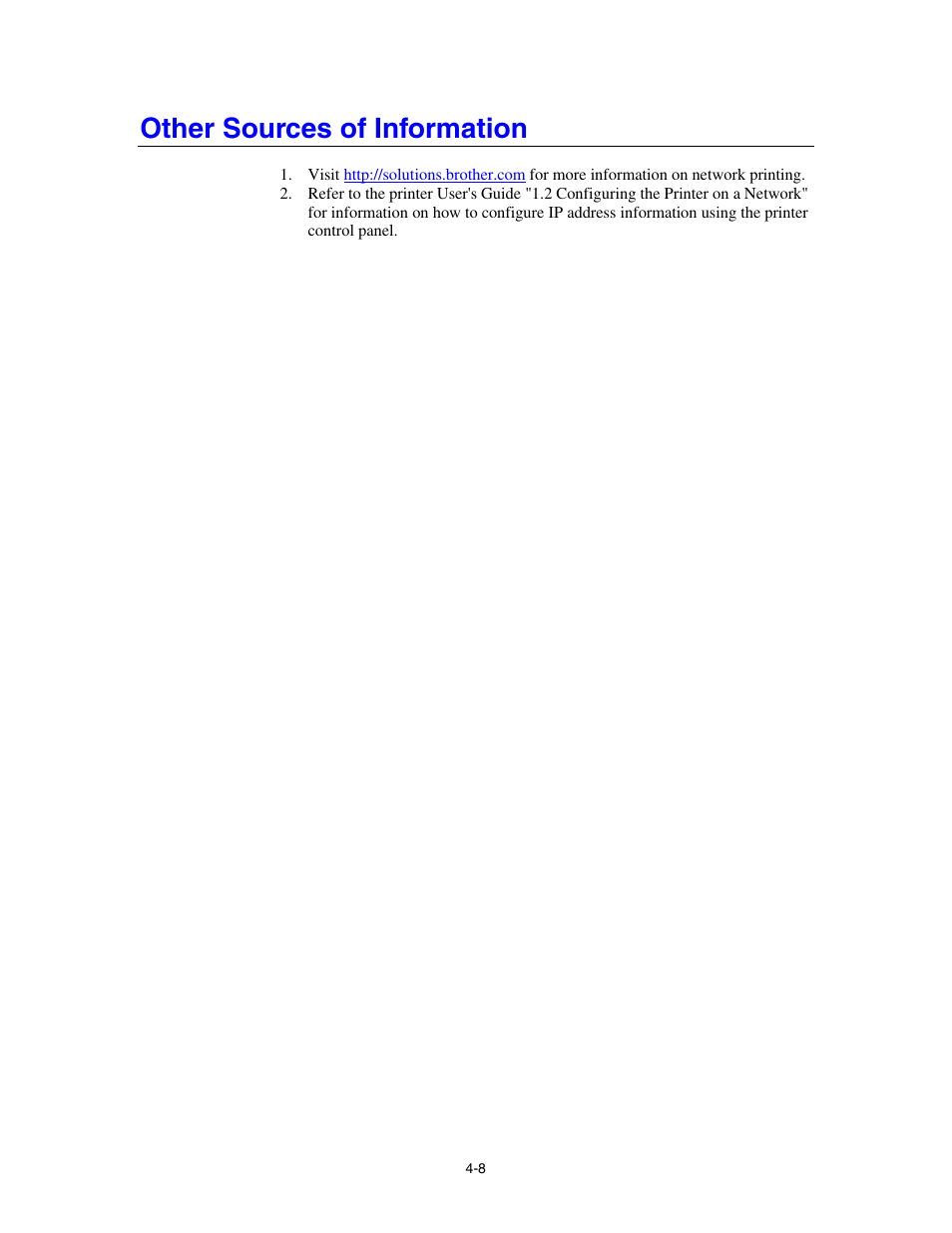 Other sources of information | Brother HL-4000CN User Manual | Page 44 / 78