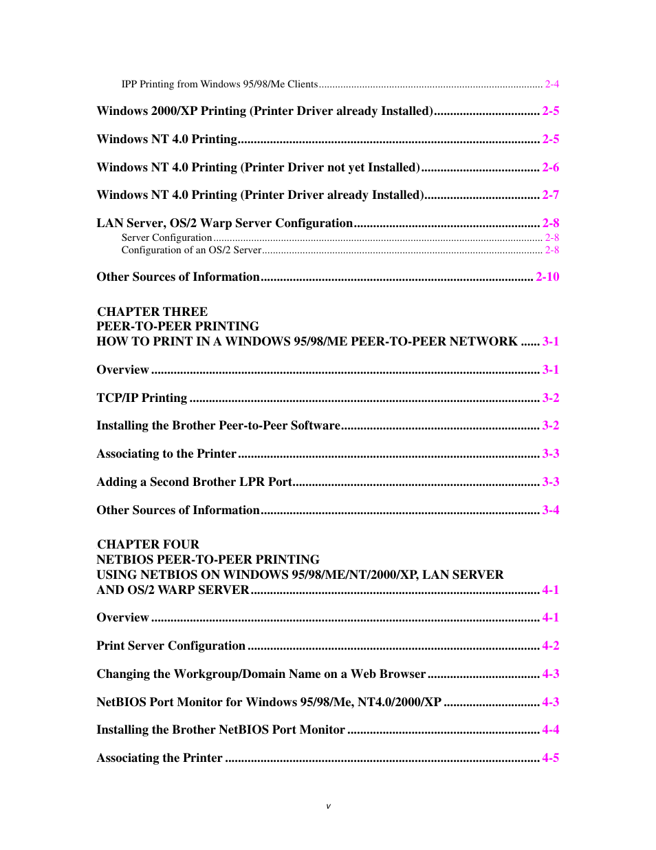 Brother HL-4000CN User Manual | Page 5 / 78