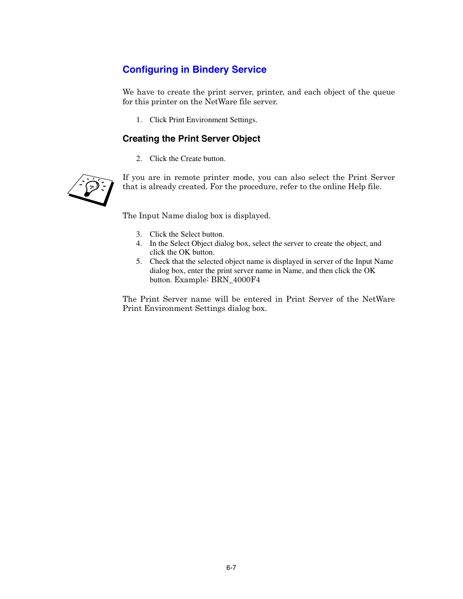 Configuring in bindery service | Brother HL-4000CN User Manual | Page 54 / 78