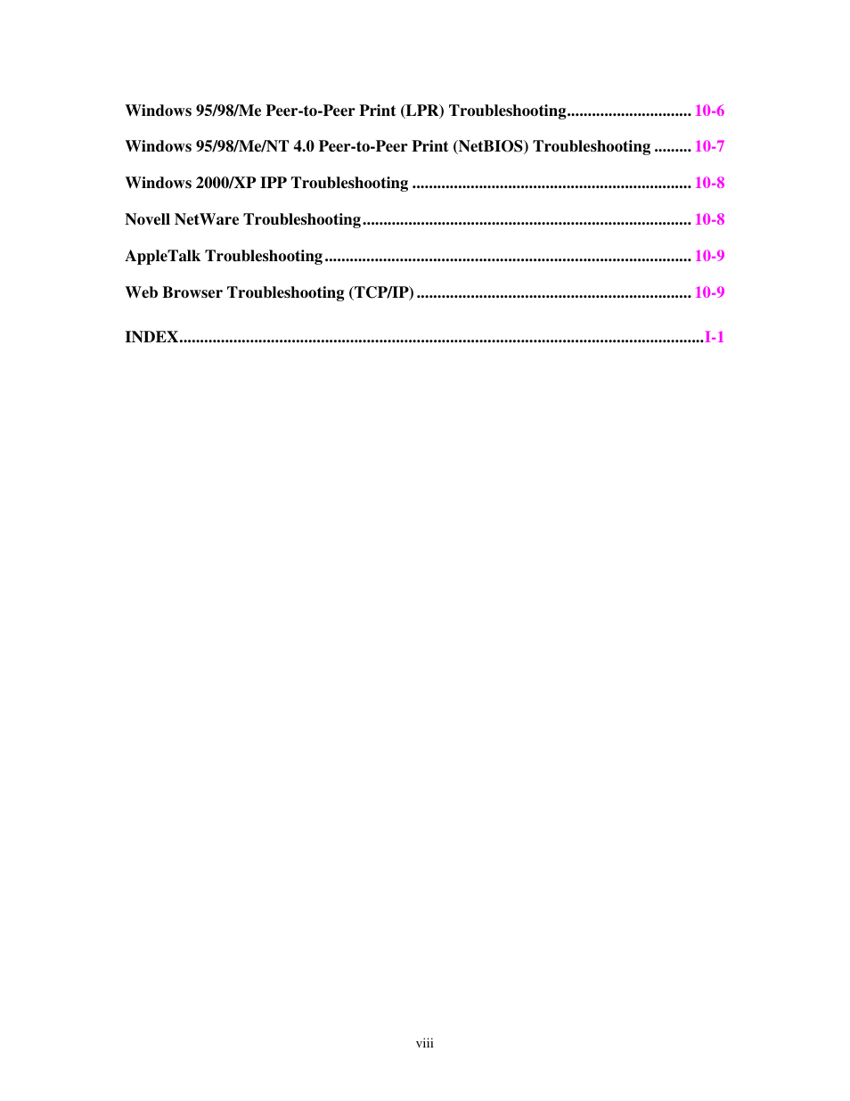 Brother HL-4000CN User Manual | Page 8 / 78