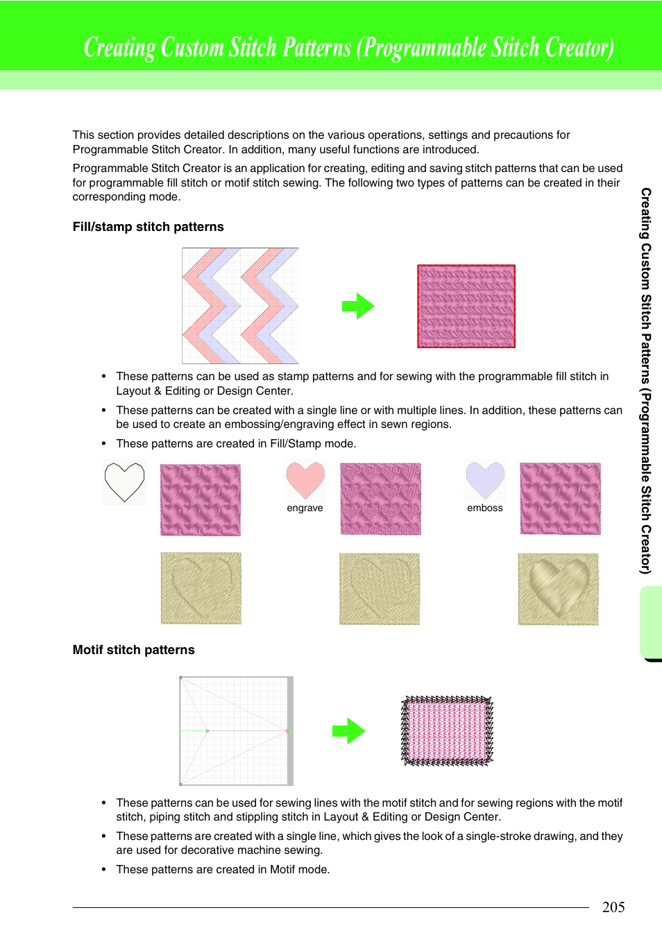 Brother PE-DESIGN 8 User Manual | Page 207 / 269