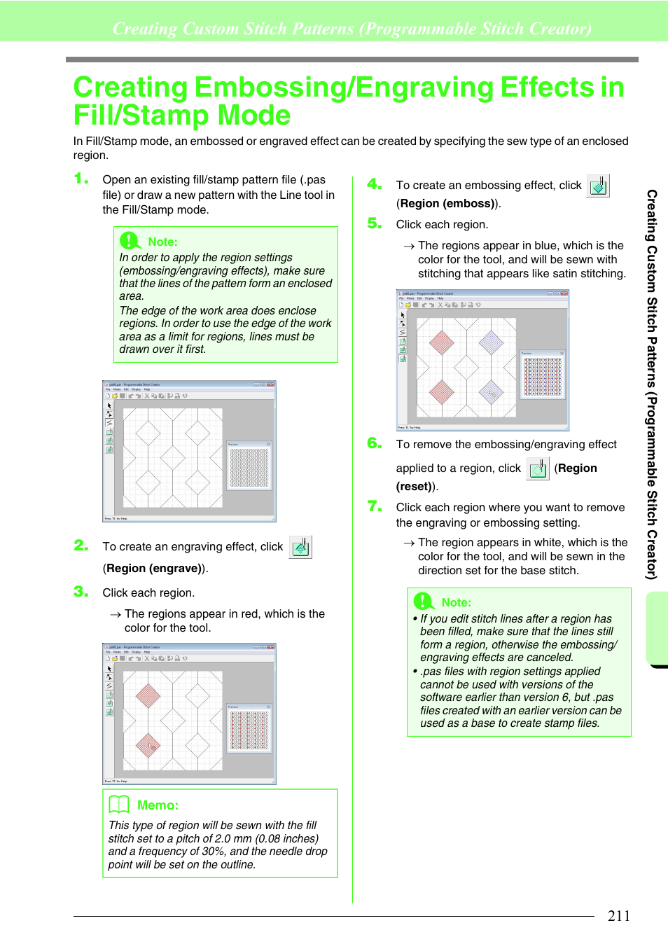 Brother PE-DESIGN 8 User Manual | Page 213 / 269