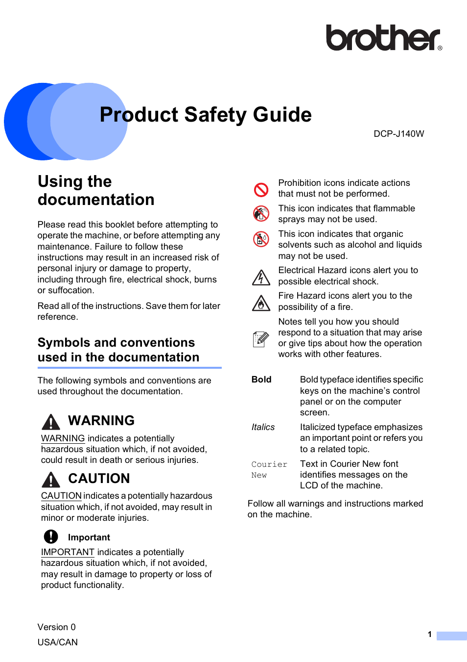 Brother DCP-J140W User Manual | 15 pages