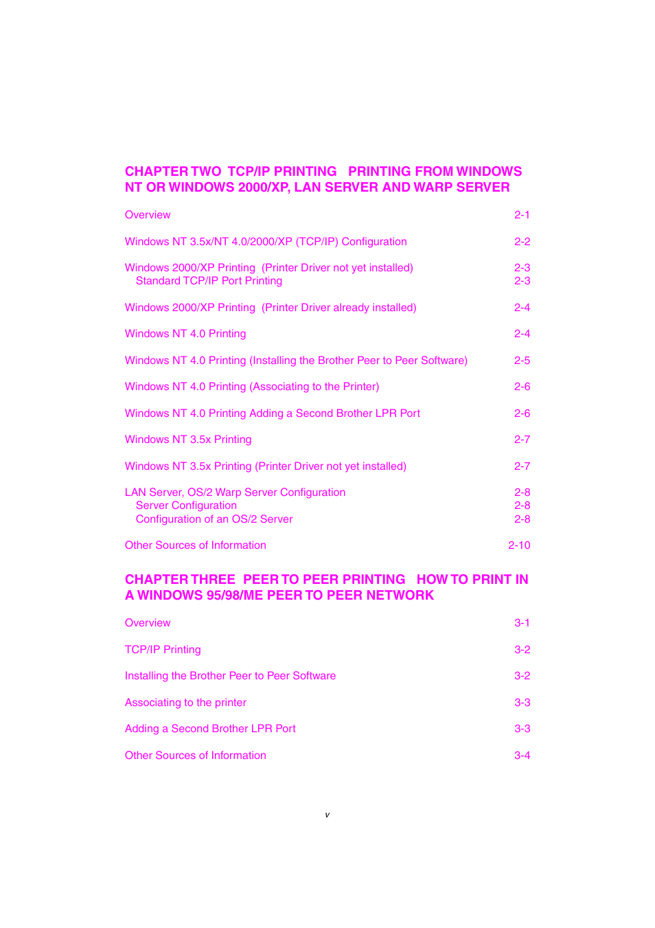 Brother NC-2100p User Manual | Page 5 / 96