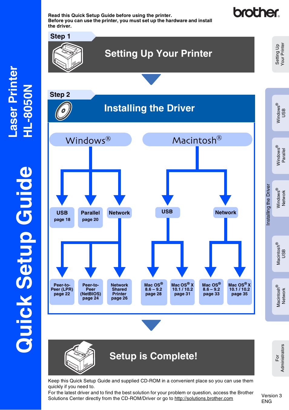 Brother HL-8050N User Manual | 44 pages