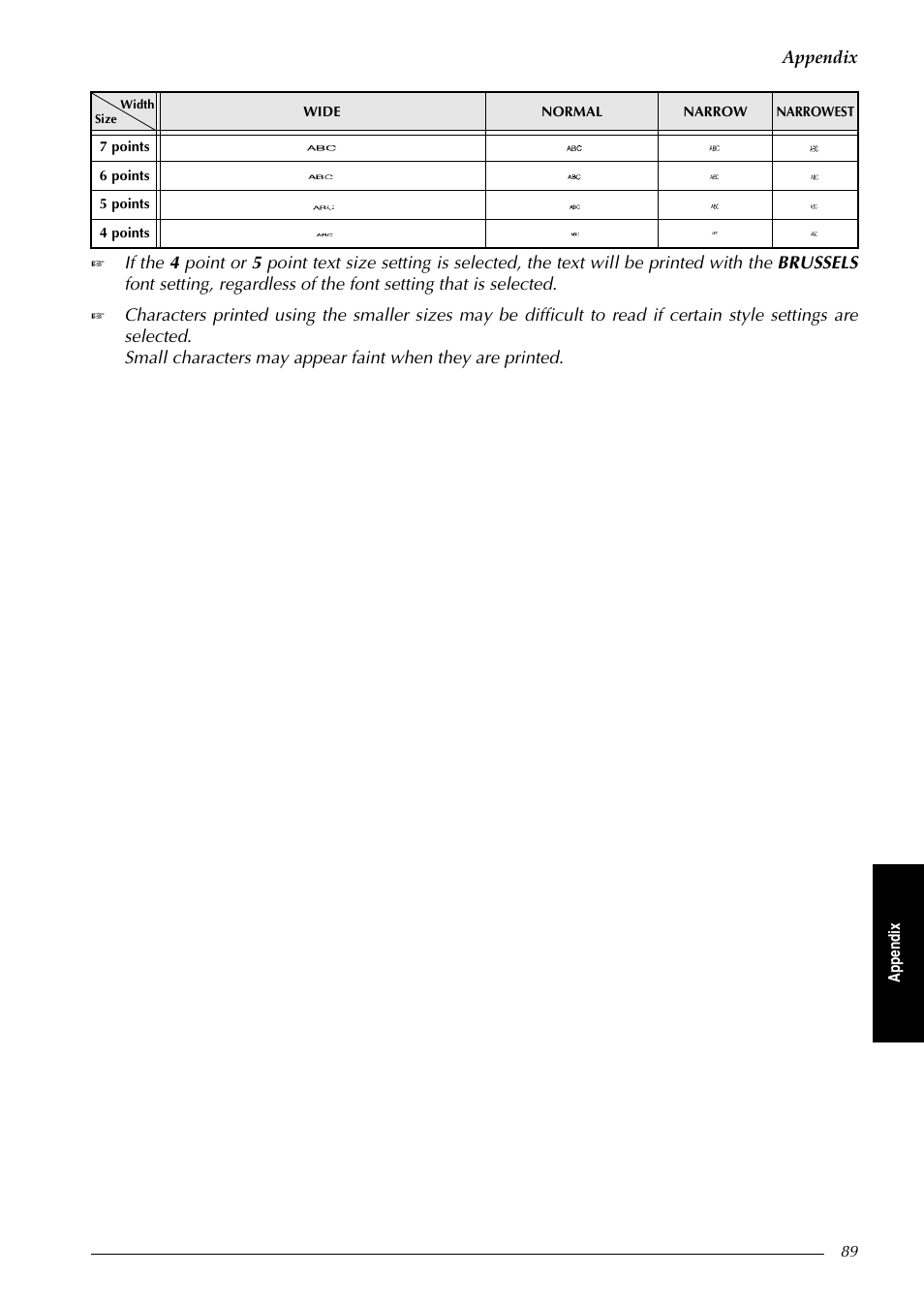 Brother PT-9600 User Manual | Page 103 / 235