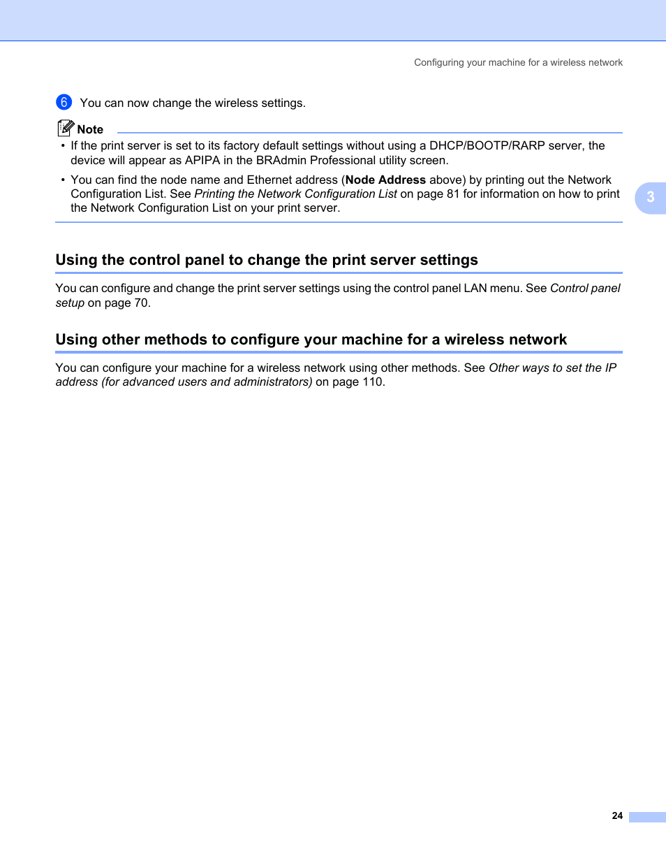 Brother MFC-665CW User Manual | Page 31 / 132