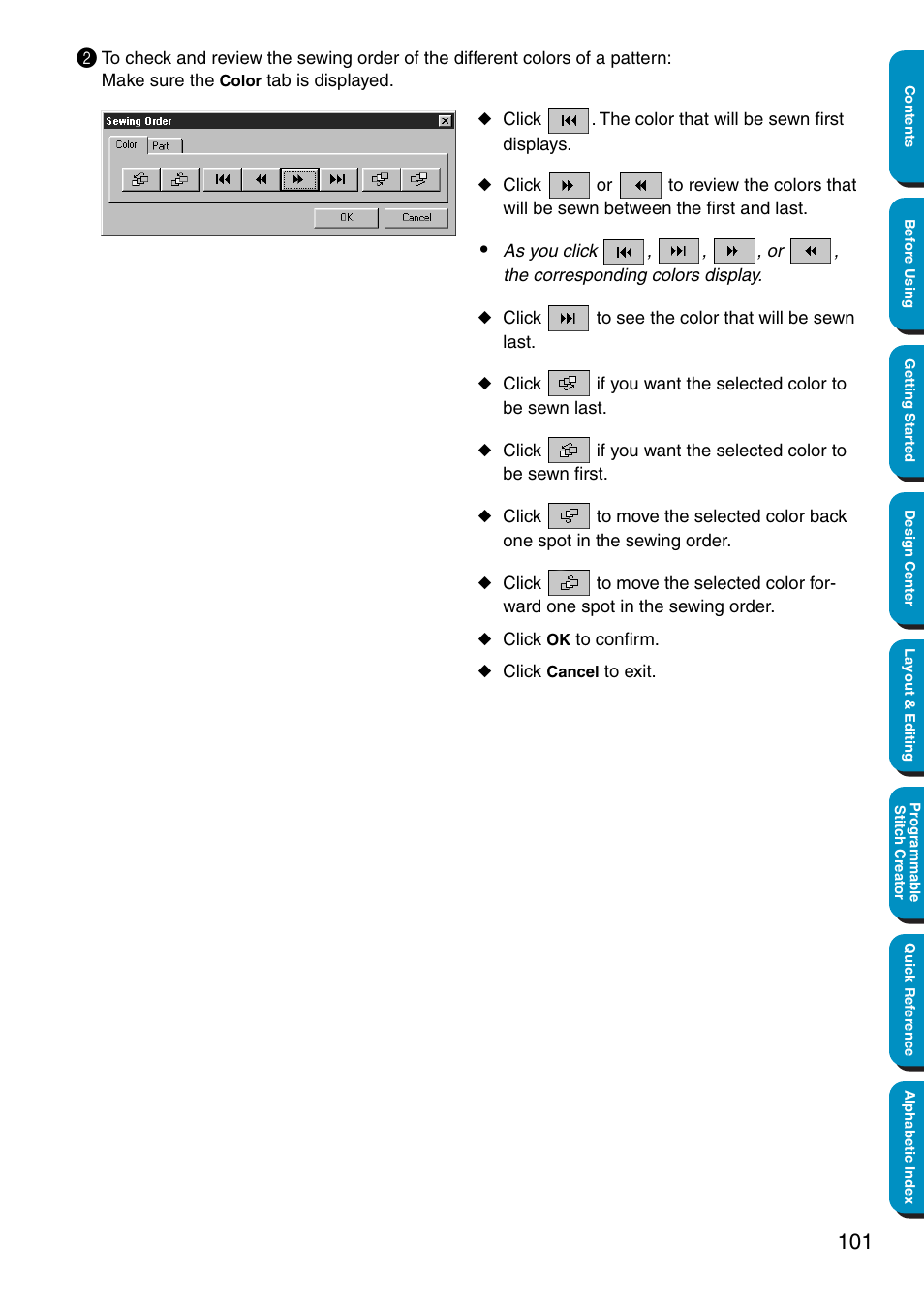 Brother PE-DESIGN Ver.5 User Manual | Page 109 / 274