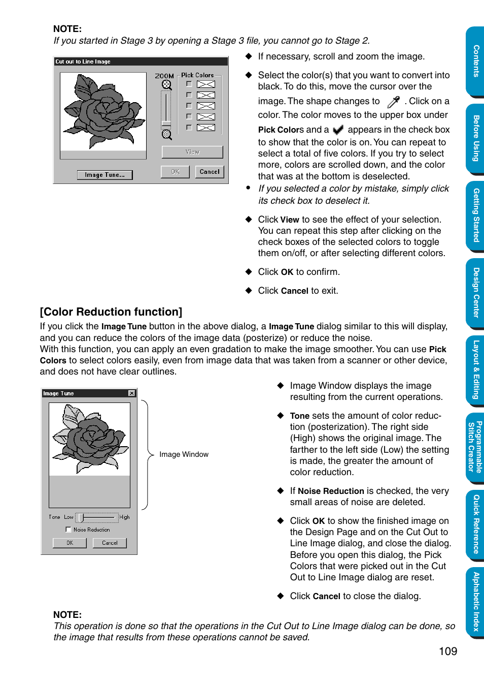 Color reduction function | Brother PE-DESIGN Ver.5 User Manual | Page 117 / 274