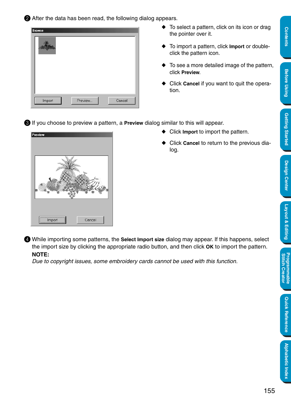 Brother PE-DESIGN Ver.5 User Manual | Page 163 / 274