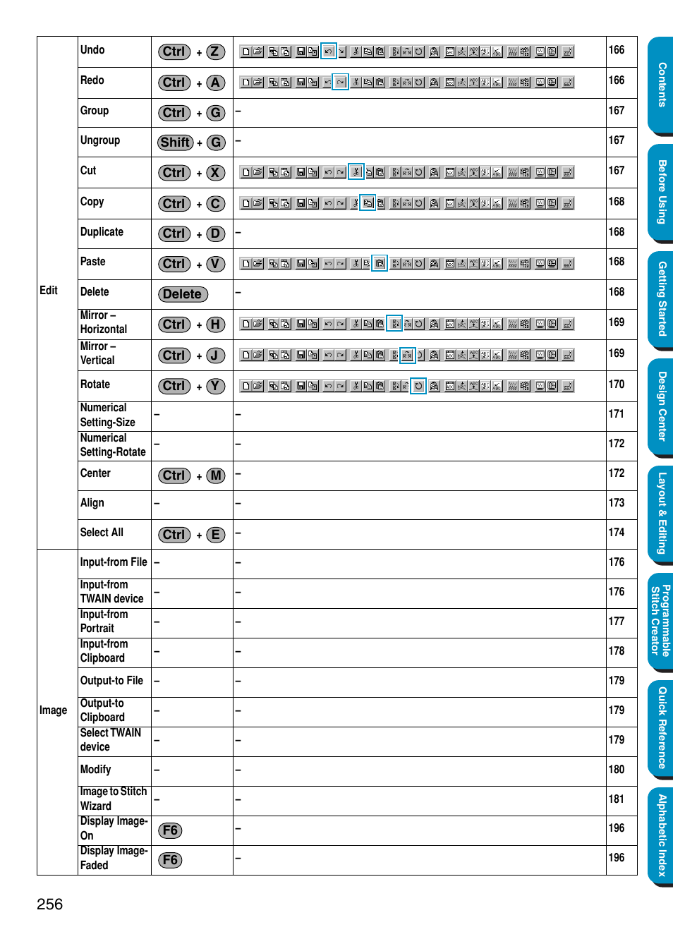 Brother PE-DESIGN Ver.5 User Manual | Page 264 / 274