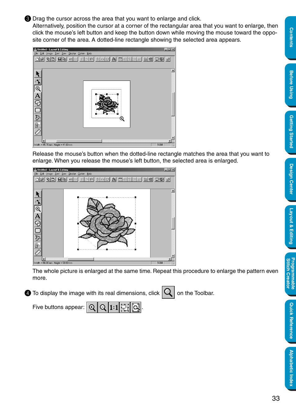 Brother PE-DESIGN Ver.5 User Manual | Page 41 / 274