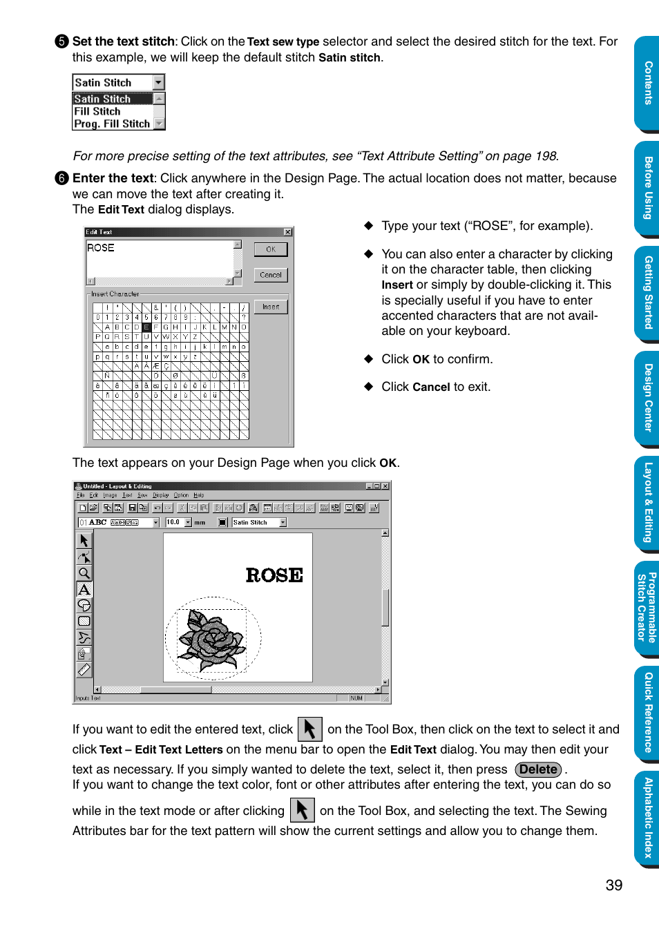 Brother PE-DESIGN Ver.5 User Manual | Page 47 / 274