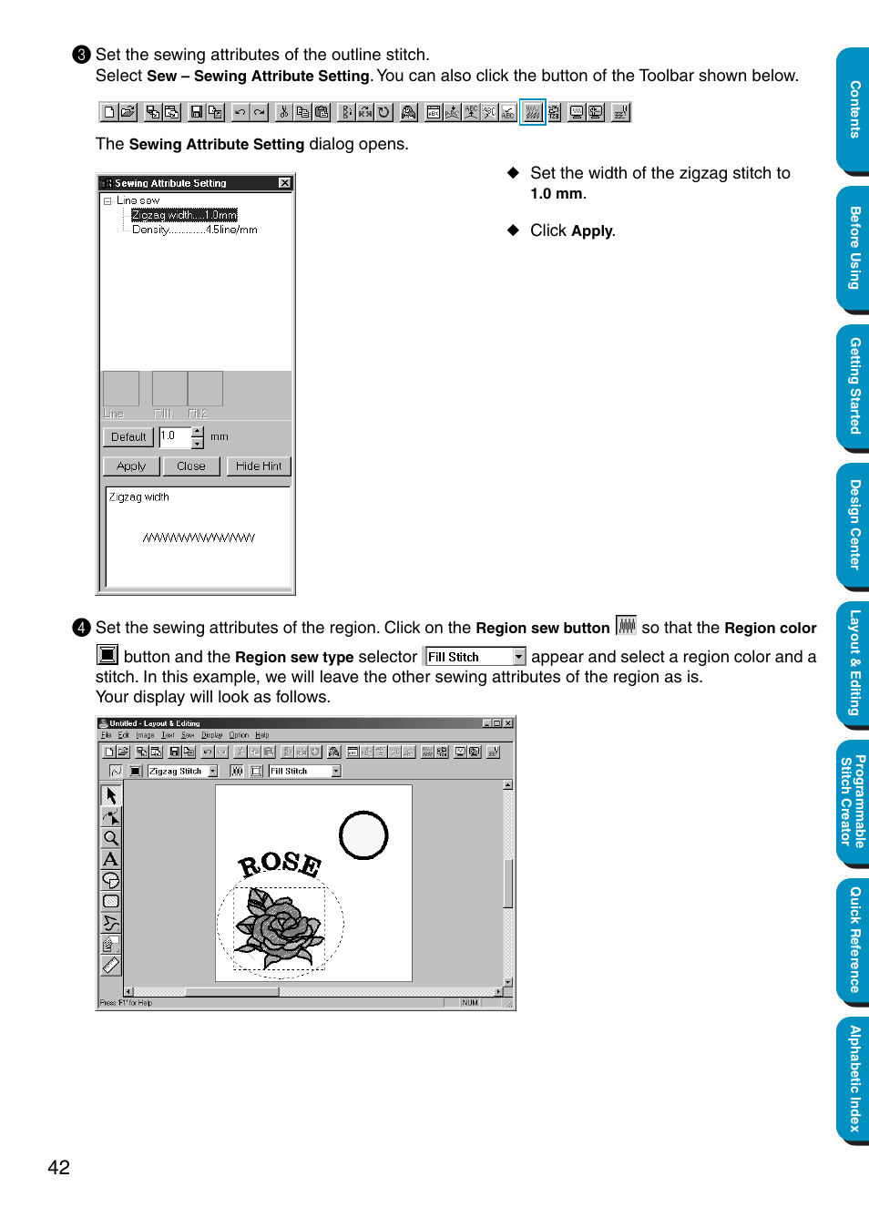 Brother PE-DESIGN Ver.5 User Manual | Page 50 / 274