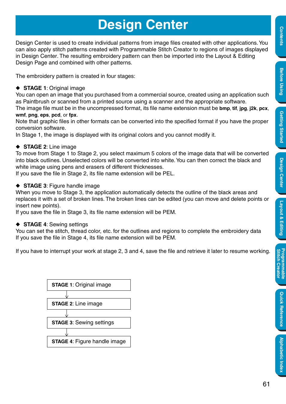 Design center | Brother PE-DESIGN Ver.5 User Manual | Page 69 / 274