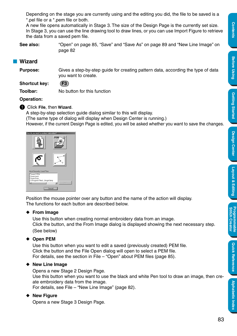 Wizard | Brother PE-DESIGN Ver.5 User Manual | Page 91 / 274