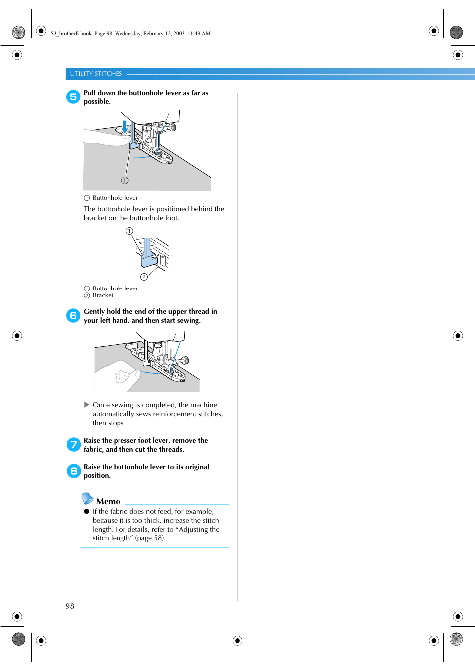 Brother CS-8150 User Manual | Page 104 / 140