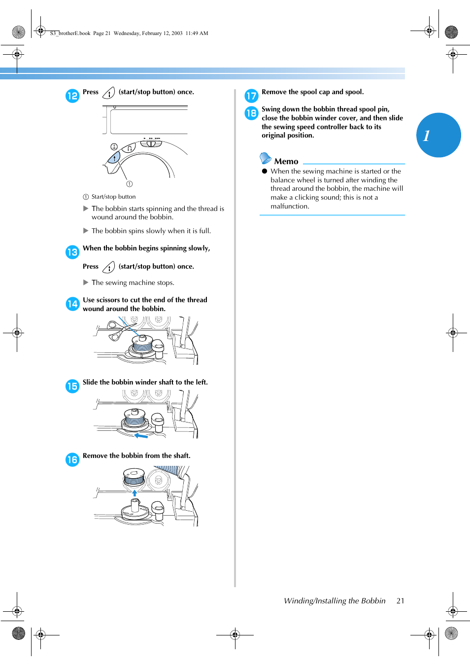 Brother CS-8150 User Manual | Page 27 / 140