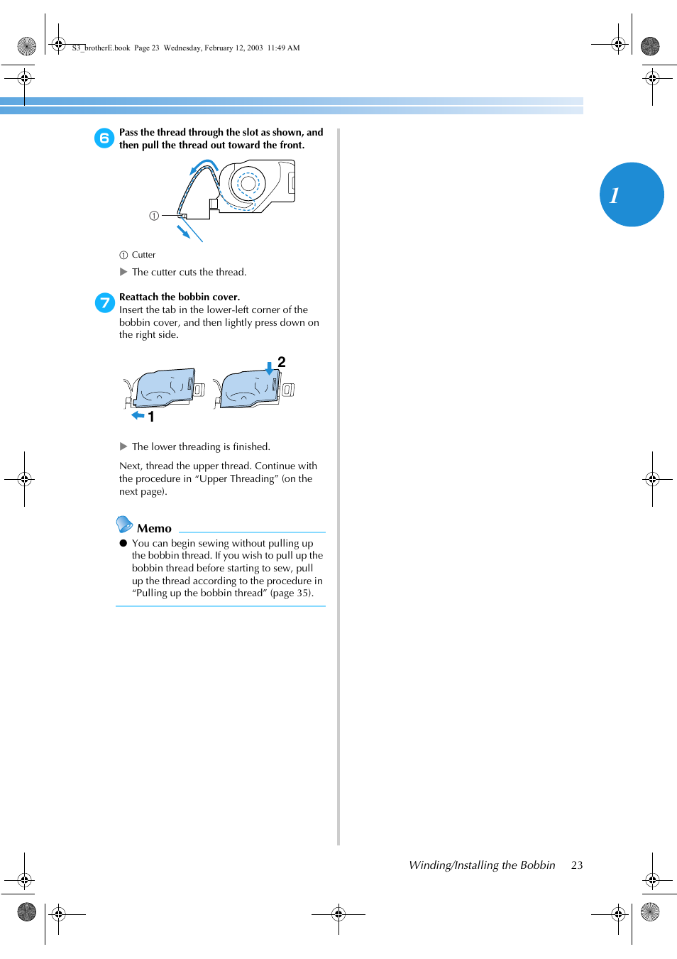 Brother CS-8150 User Manual | Page 29 / 140