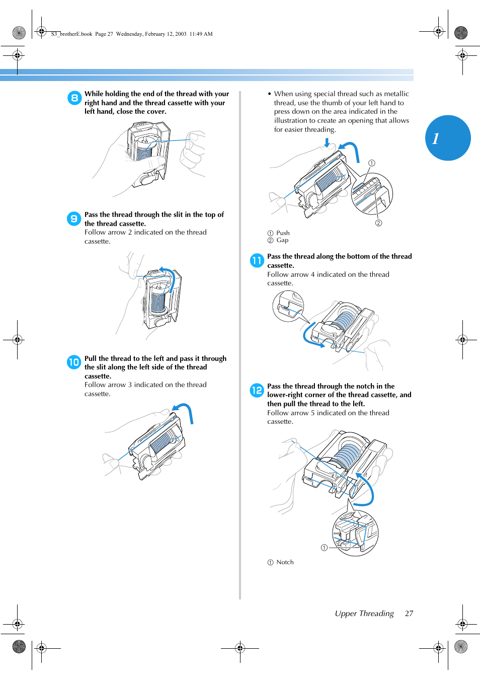 Brother CS-8150 User Manual | Page 33 / 140