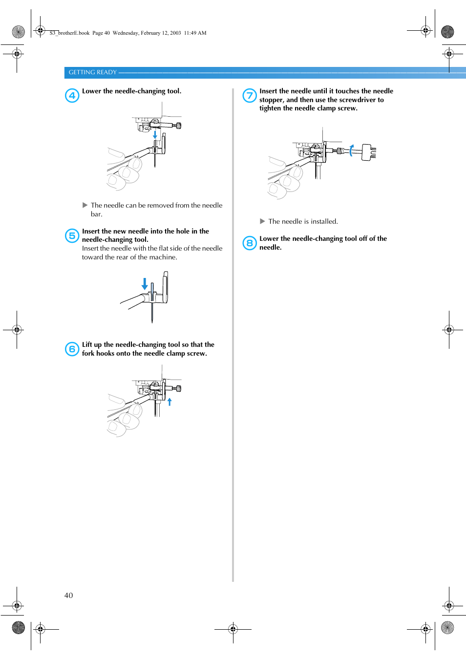 Brother CS-8150 User Manual | Page 46 / 140