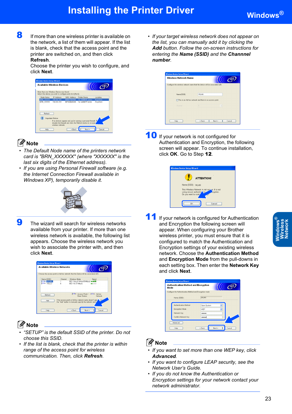 Installing the printer driver, Windows | Brother HL-5280DW User Manual | Page 25 / 56